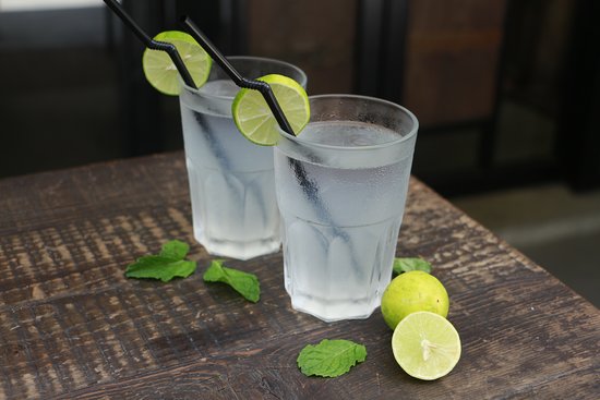 Fresh Lime Soda & Water 