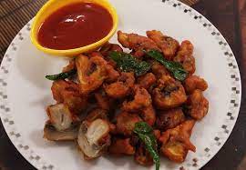 Mushroom Chilly Pakora 